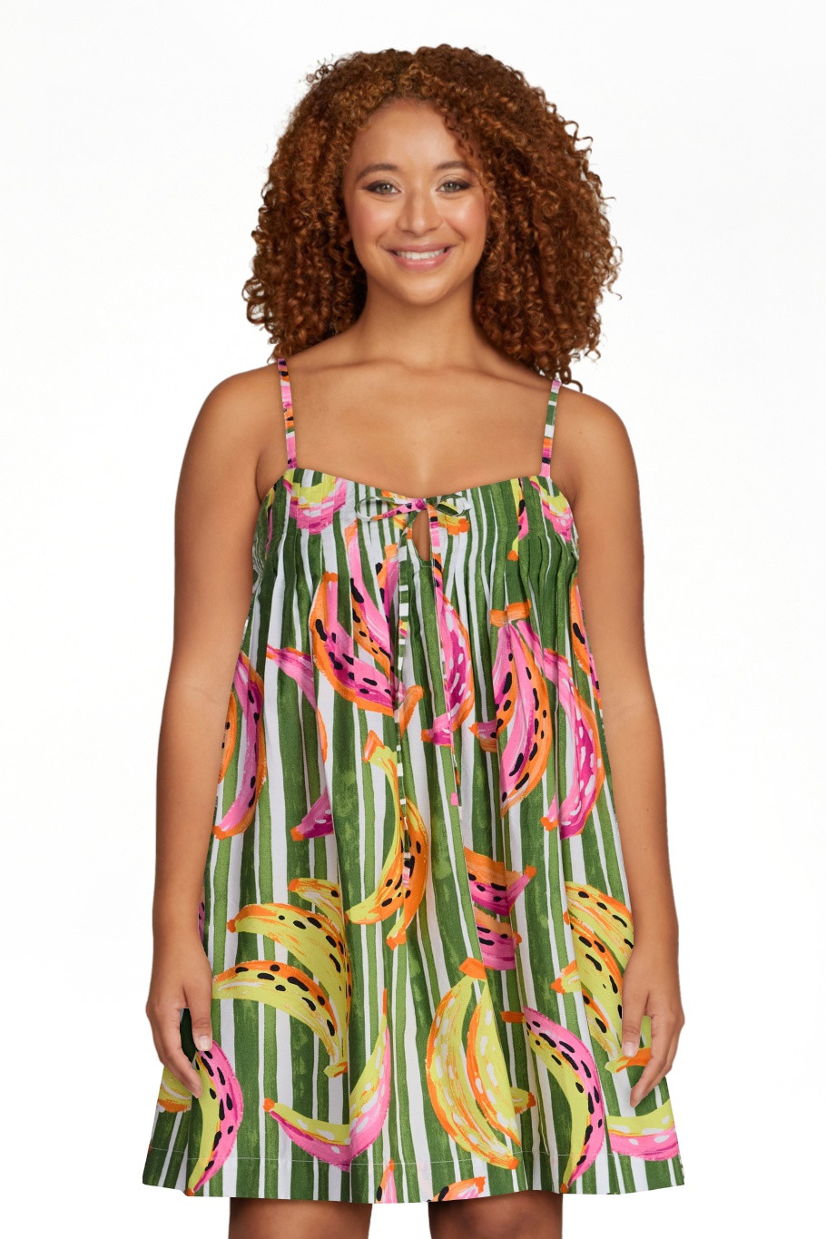 Free Assembly Women's and Women's Plus Cotton Pintuck Mini Dress, Sizes XS-4X | Walmart (US)
