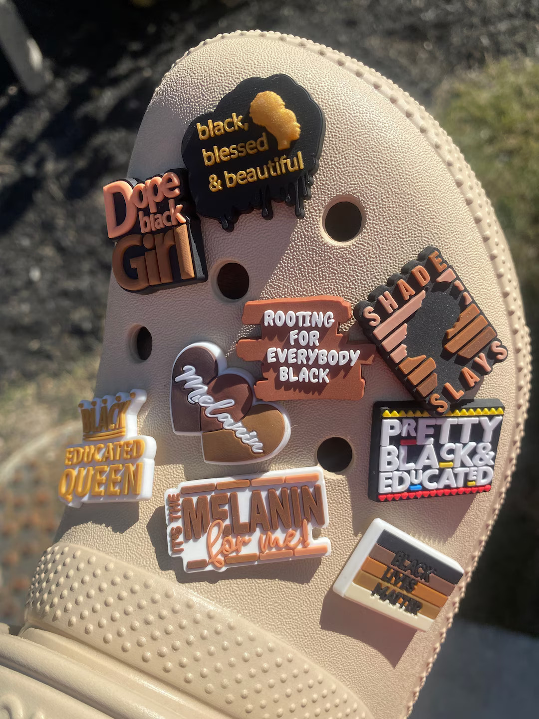 Black Melanin Jibbitz | Etsy (US)