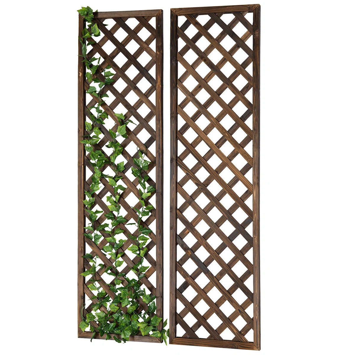 Arlmont & Co. Kalvo 70.86'' H x 1.18'' W Wood Lattice Panel Trellis & Reviews | Wayfair | Wayfair North America