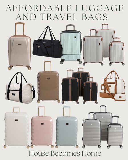 Affordable Luggage and Travel bags! 

#LTKsalealert #LTKtravel #LTKitbag