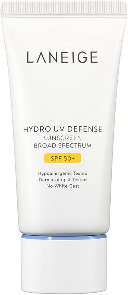 LANEIGE Hydro UV Defense SPF 50+: Lightweight, Daily, Non-Greasy, Sunscreen for UVA & UVB Protect... | Amazon (US)
