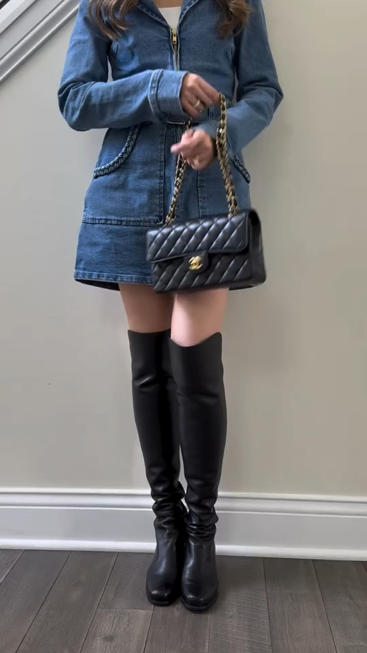 ྀི a little denim, a lot of style—@revolve @showmeyourmumu #revolveme #showmeyourmumu