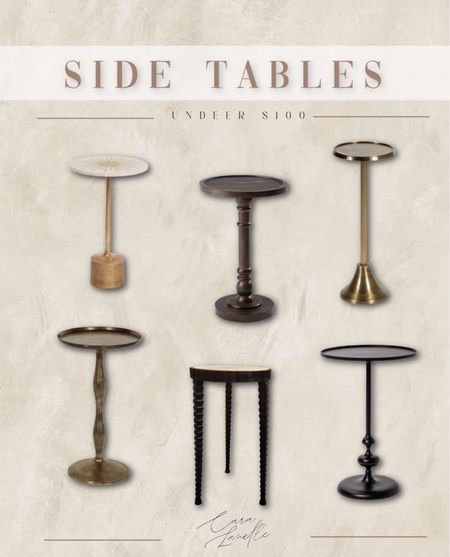 More side table options for your home under $100! May or may not be adding these to my home too!

Side tables, gold table, black table, pedestal tables, home decor, vintage decor, traditional, decor, accent table, drink, table, cocktail table 

#LTKhome #LTKfindsunder100 #LTKstyletip