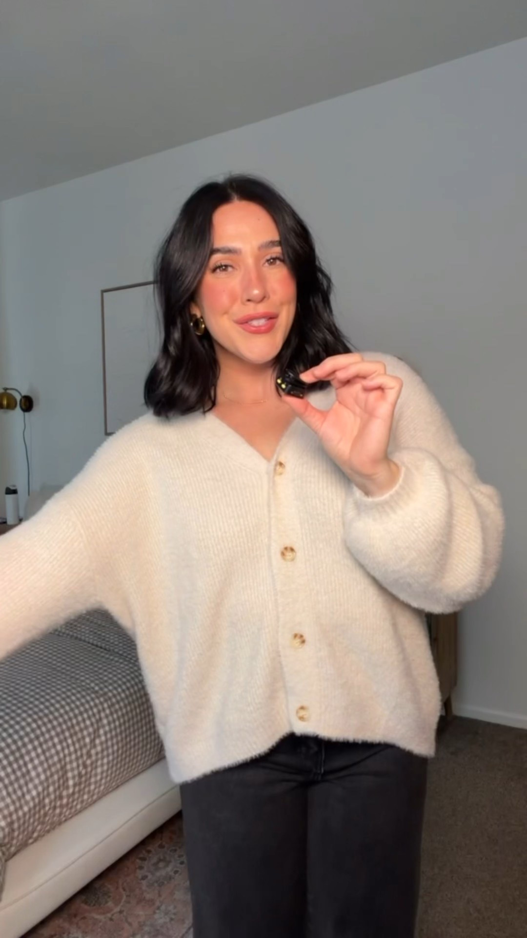 This grandpa cardigan is so cute, it's soft & comfy for everyday wear or can easily be dressed up. Love that the buttons are fully functional too. Perfect for holiday outfit or casual jeans & sweater! 

I did a L! 

#LTKootd #LTKFindsUnder50 #LTKSeasonal