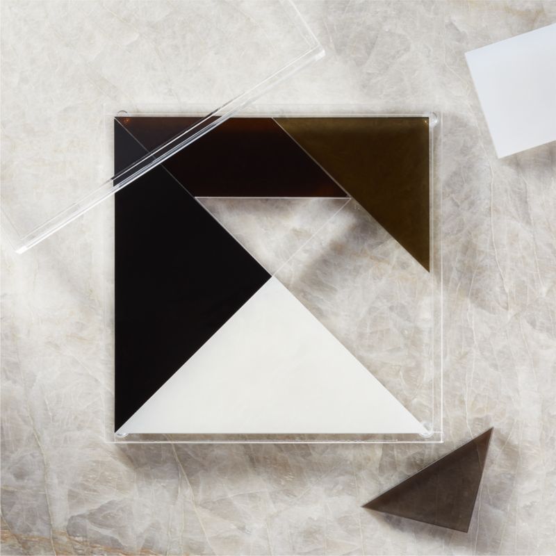 Acrylic Tangram Puzzle | CB2 | CB2