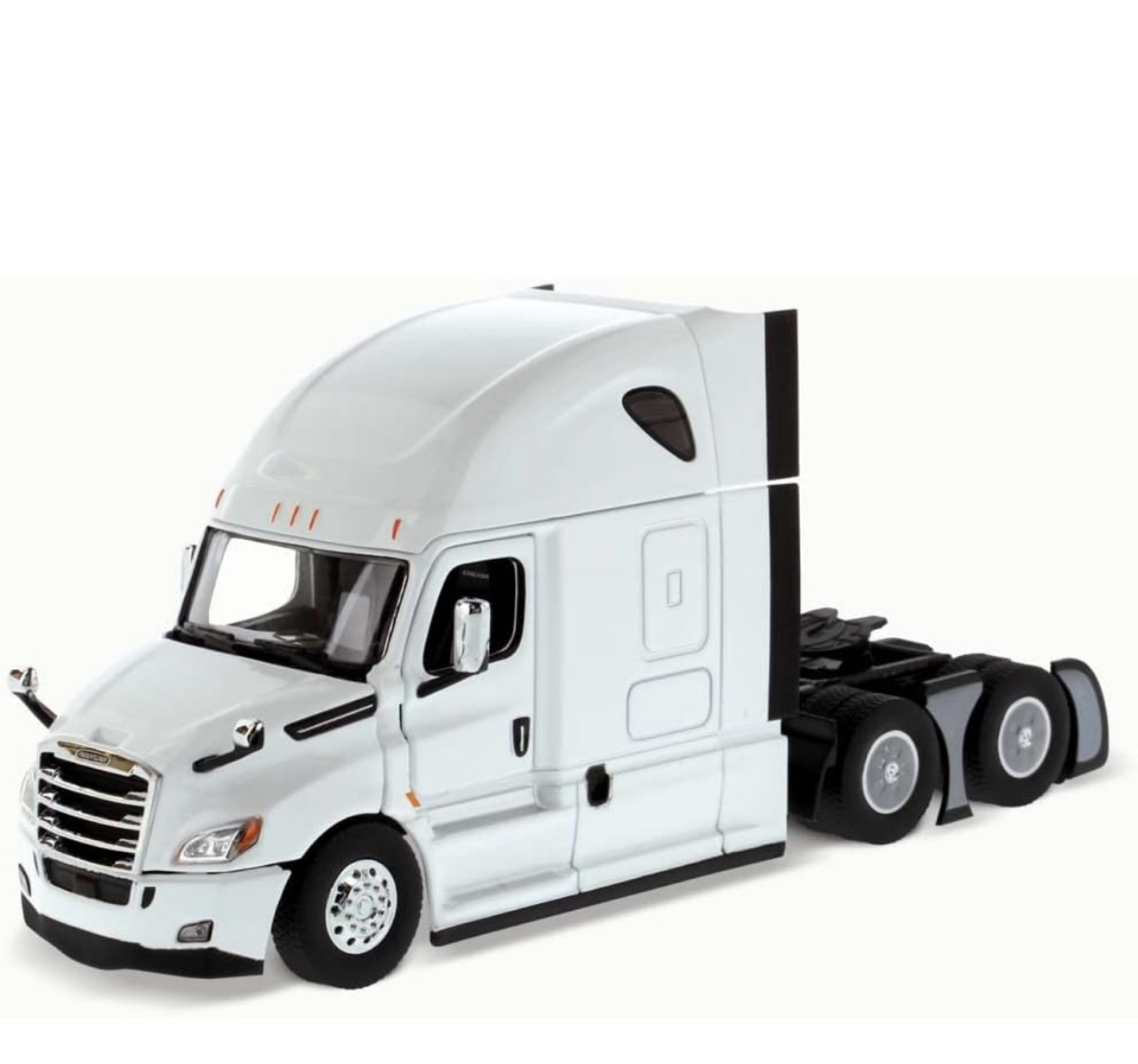 Diecast Masters Freightliner Semi Truck | New Cascadia Sleeper Cab Truck Tractor | 1:50 Scale Model Semi Trucks | Pearl White Diecast Model by Diecast Masters 71027
