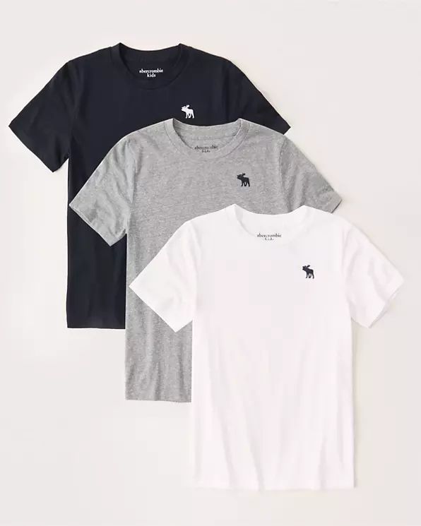 3-pack icon crew tee | Abercrombie & Fitch (US)