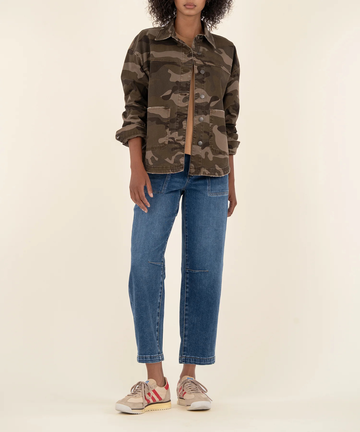 Ellie Camo Jacket, Exclusive - X SMALL / Brown - Kut from the Kloth | Kut From Kloth