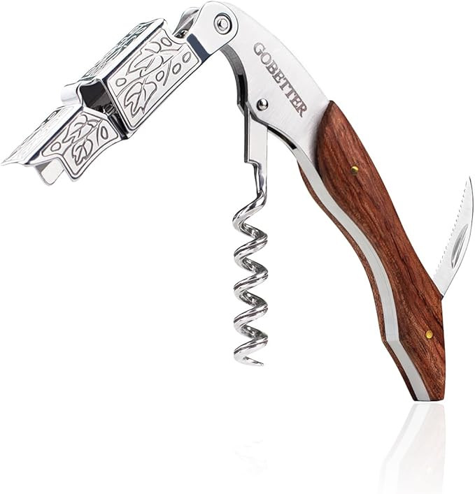 GOBETTER Wine Opener, Professional Corkscrews for Wine Bottles Cap Remover, Manual Wine Key for H... | Amazon (US)