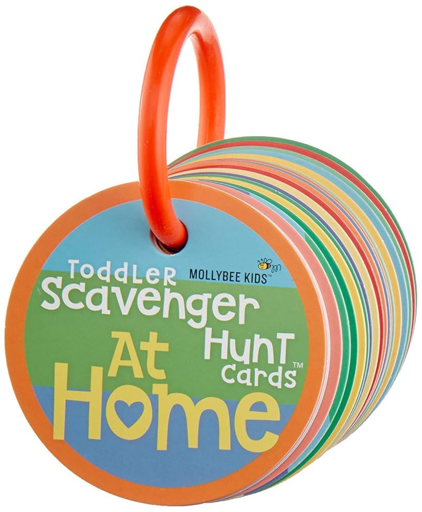 MOLLYBEE KIDS Toddler Scavenger Hunt Cards at Home, Toddler Activity, Ages 2, 3, Indoor Scavenger... | Amazon (US)