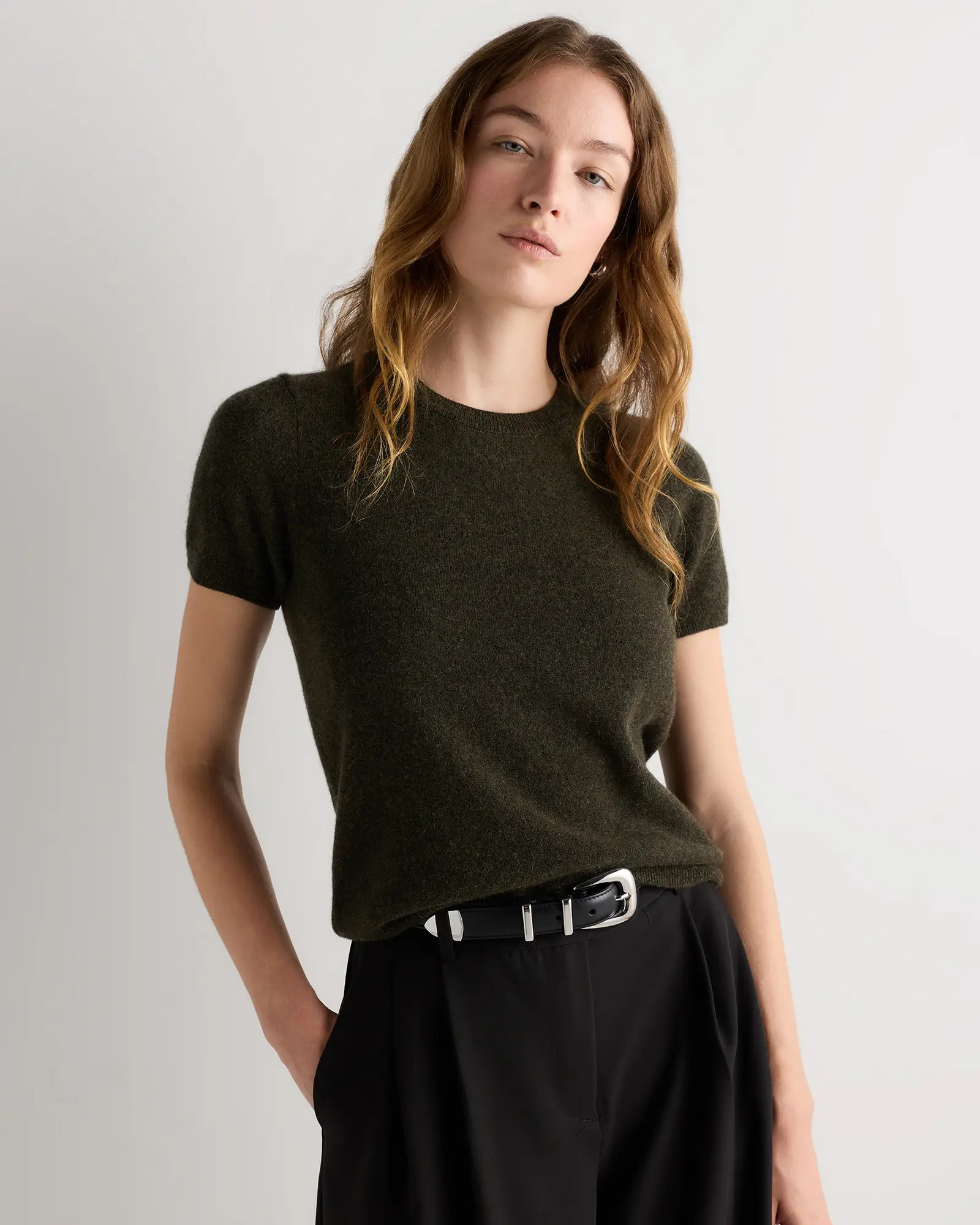 Mongolian Cashmere Tee | Quince