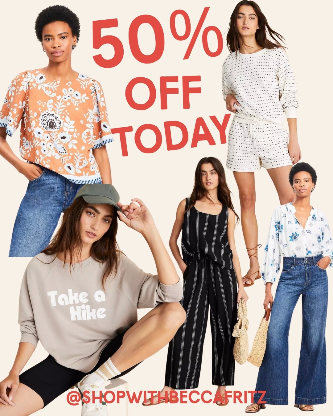 ✨ The July 4th Event is HERE! 🙌🏻
50% OFF everything today only! 🎉
Cute tops, breezy sets, comfy sweatshirts — it’s all HALF OFF!
🔗 L l N K E D ⬇️
#LTKSale #LTKStyle #LTKUnder50 #LTKJuly4th


#LTKFindsUnder50 #LTKWorkwear #LTKSaleAlert