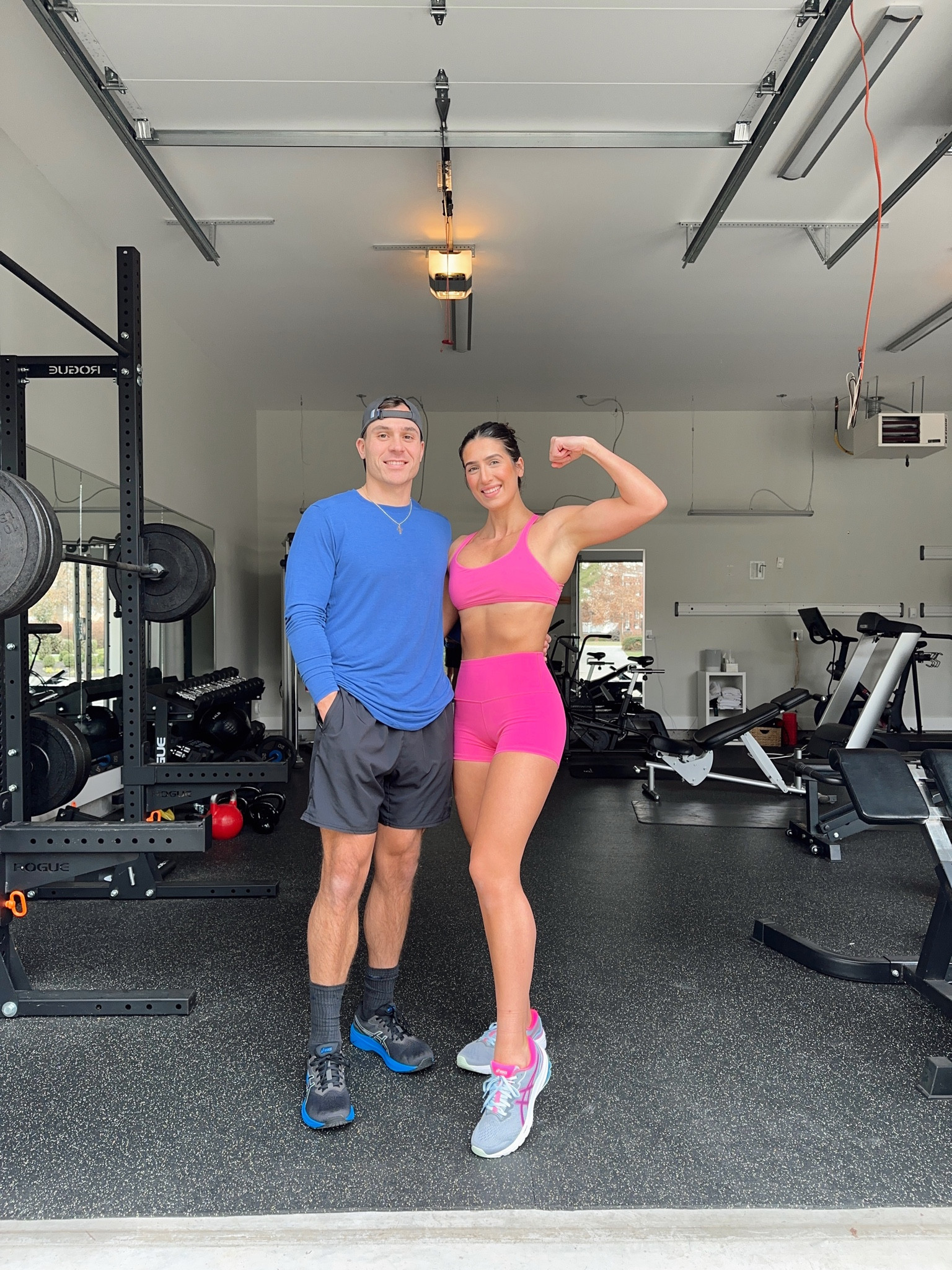 Crushing our fitness goals one workout at a time, wearing our @asics from @dsw.  These ASICS GT-1000 11’s provide the stability you need for running or wearing to the gym + has lightweight impact absorption to create a softer feeling at footstrike. I’ve been an Asics fan for as long as I can remember, so I’m glad I finally got J on the bandwagon!!#myDSW #influencer

#LTKfit