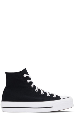 Black Chuck Taylor All Star Lift Hi Sneakers | SSENSE