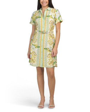 Belted Mini Shirt Dress | Casual Dresses  | Marshalls | Marshalls