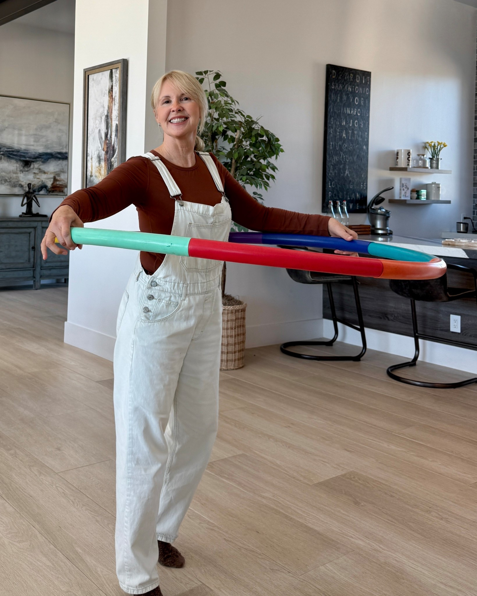 Hula hoop for a strong core!

#LTKActive