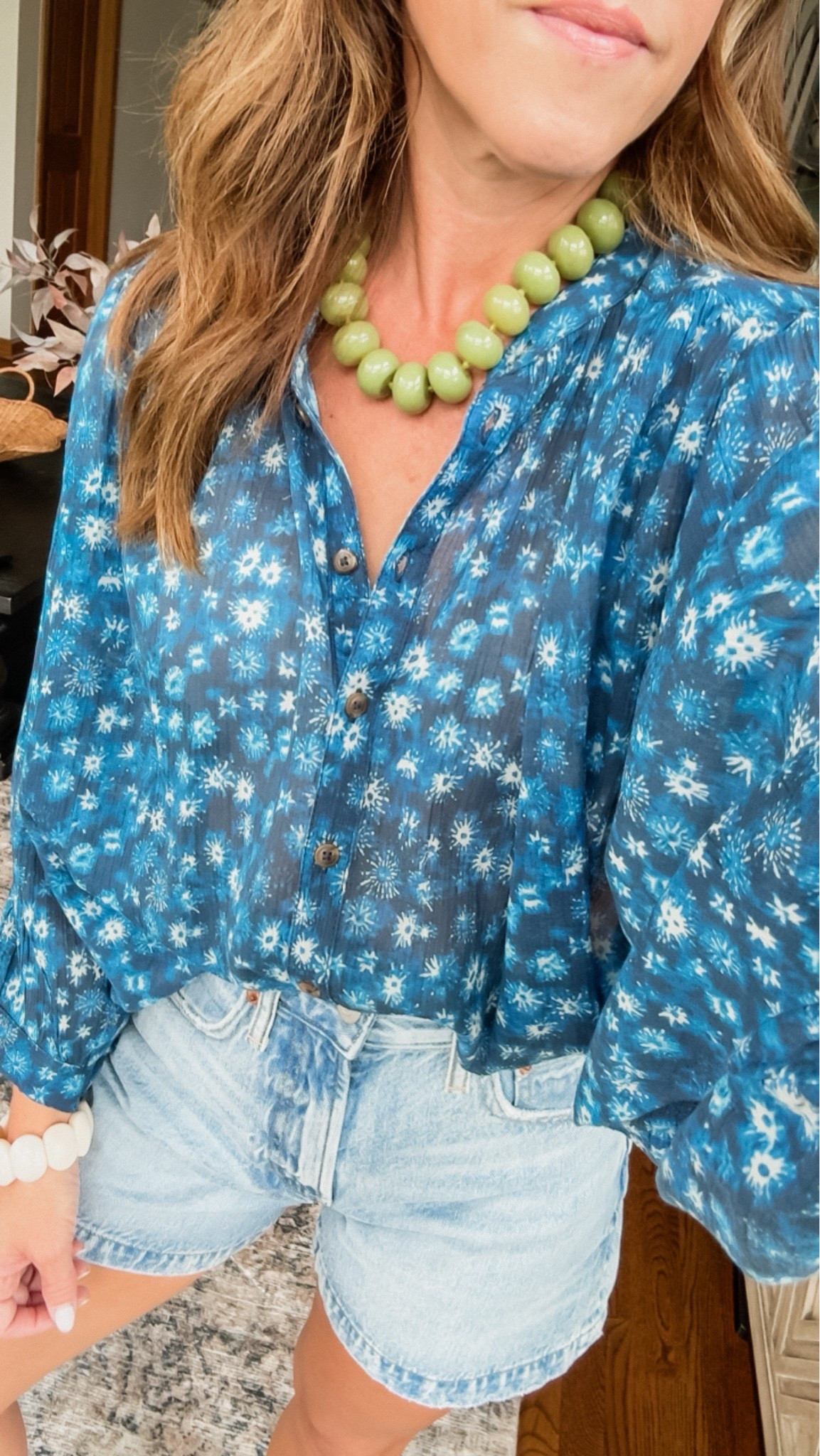 Absolutely love the fit of this blouse. I have a few colors from over the years. 
Newest color here! 
XS
Shorts tts, 25

#LTKootd #LTKmomlife #LTKOver40