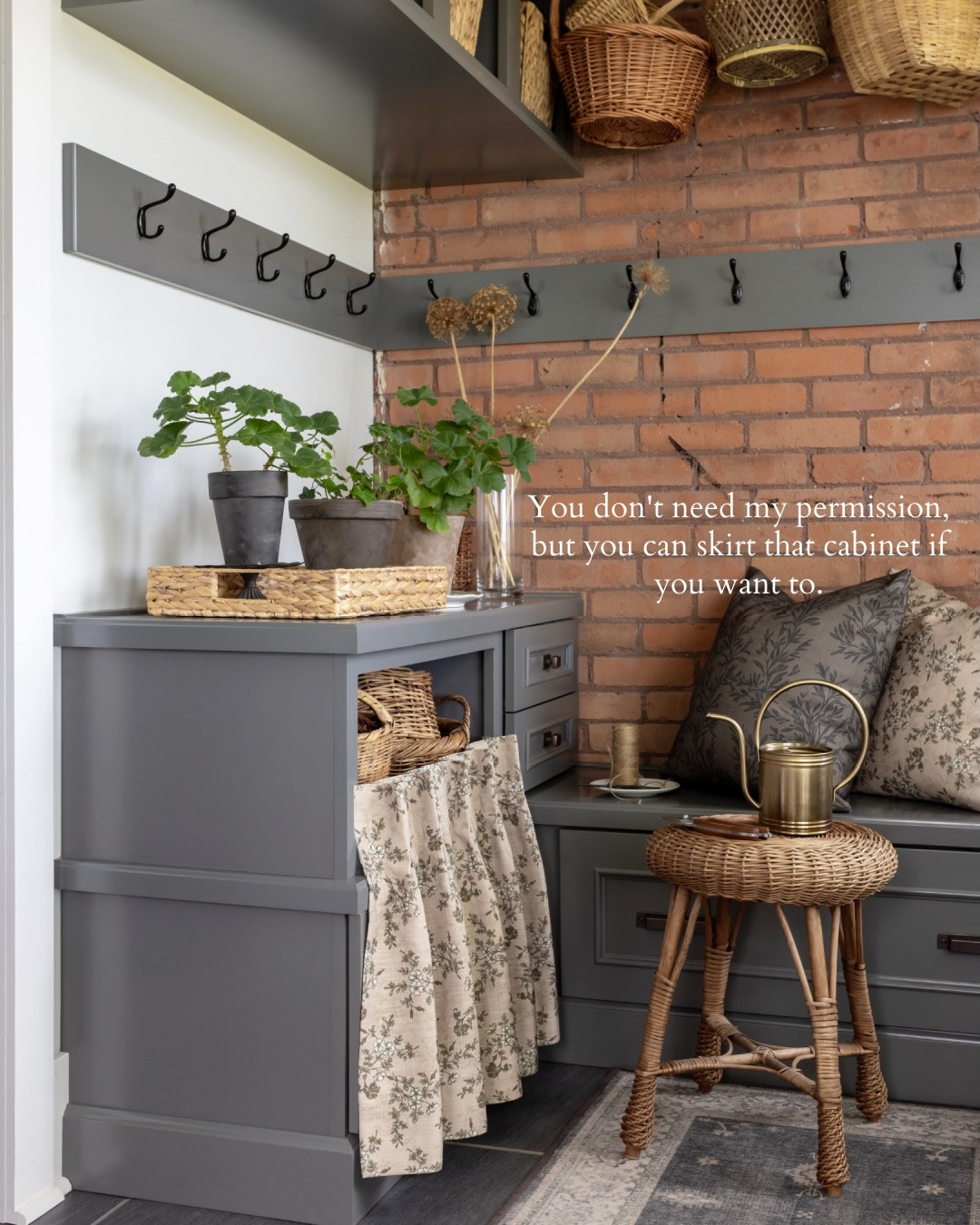 There are no decorating police, contrary to what some people would have you believe. If you see an idea somewhere that you love, you’re allowed to try it in your home, even if you’ve never done it before, even if your home is less charming, less grand, less authentically whatever-style-you-love than the one that gave you inspiration. You’re allowed to try these ideas even if they make other people scratch their heads. In fact, you should try them, because they just might turn out to be brilliant.

Cafe Curtain: @twopagescurtains 
Fabric Pattern: Vintage Linen
Header: French Pleat
Discount: CREEKLINEHOUSE for 22% off

Simple but effective home ideas and vintage home decor paired with new finds. Follow @creeklinehouse for more home ideas from our 120-year-old farmhouse.🤍
