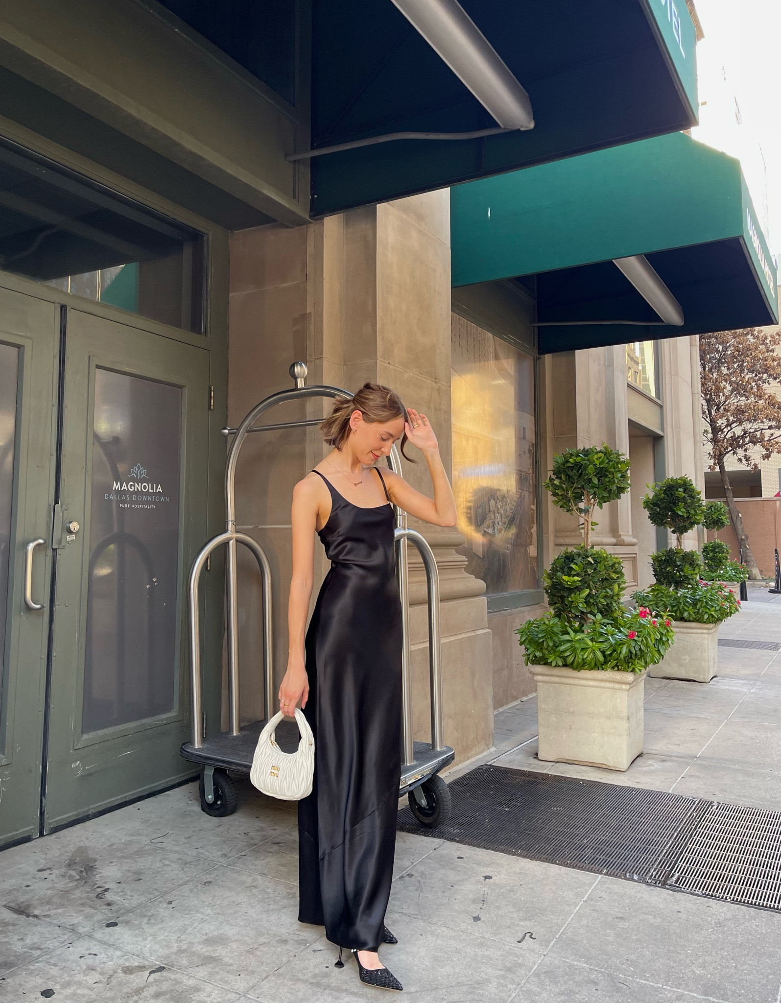 The perfect black slip dress for cocktail / black tie events, I am wearing size xs 

#LTKeurope #LTKaustralia #LTKSeasonal