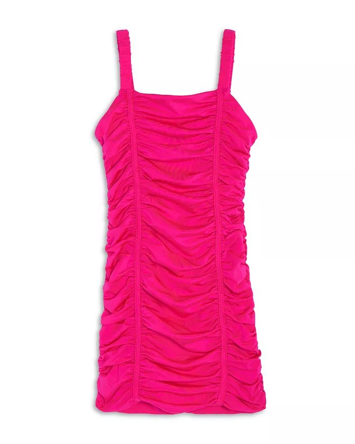 Girls' Tween Scarlett Nylon Stretch Ruched Party Dress - Big Kid | Bloomingdale's (US)