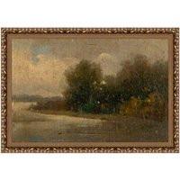 Framed. Autumnal Landscape. Framed Autumn Vintage Landscape Painting Framed. Oil Painting. Countryside | Etsy (US)