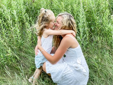 Mommy and toddler girl summer outfits! White eyelet dress, beige booties, white Sperry shoes for kids, kids white tank and jean shorts

#LTKfamily #LTKSeasonal #LTKkids