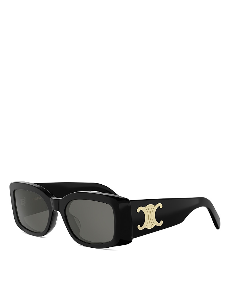 Celine Maxi Triomphe Rectangular Sunglasses, 53mm | Bloomingdale's (US)