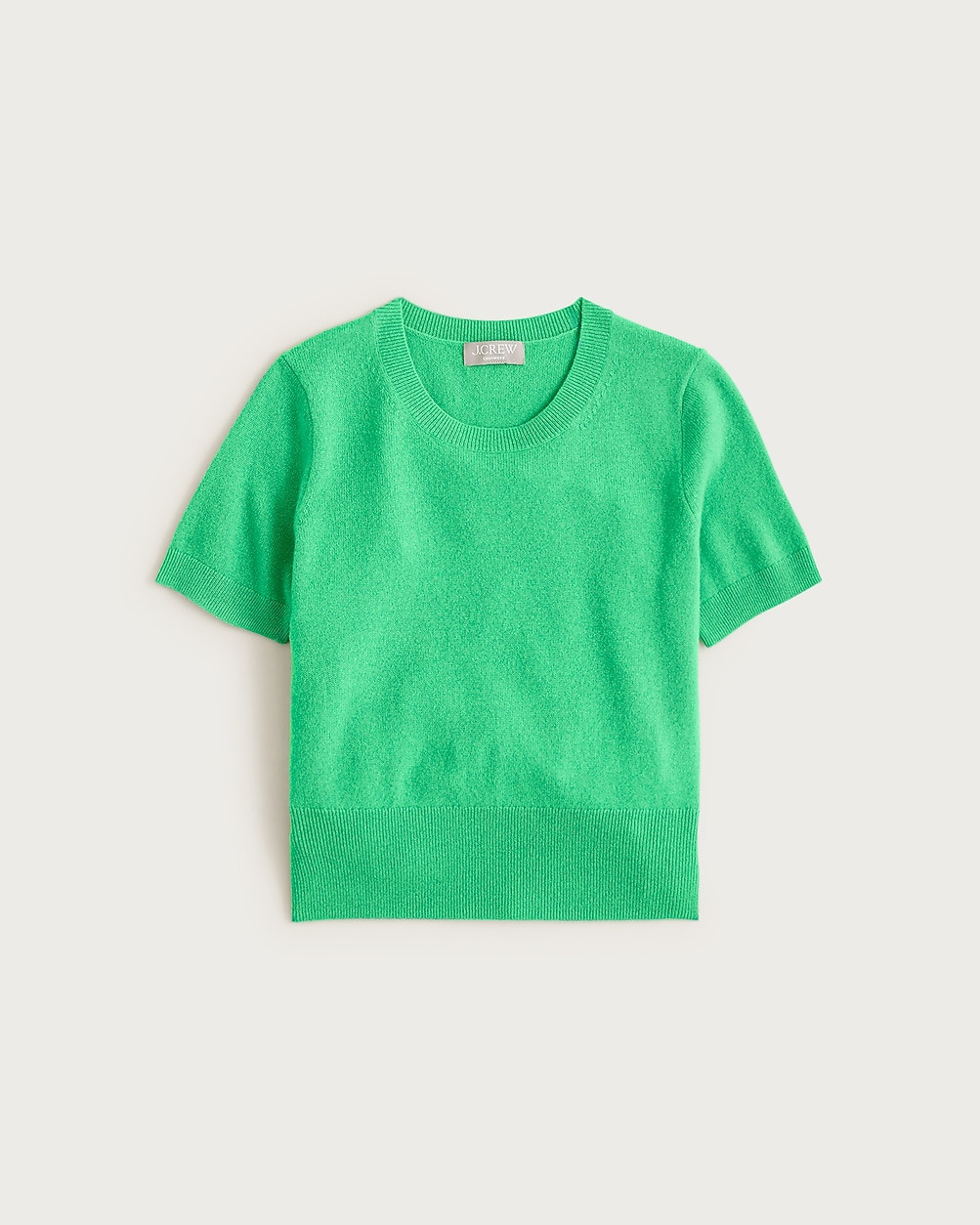 Cashmere shrunken T-shirt | J. Crew US