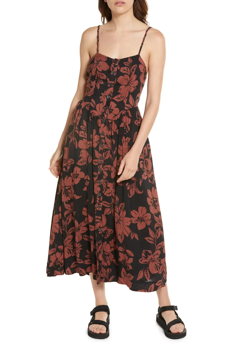 Free People Floral Print Halter Neck Sundress | Nordstrom | Nordstrom