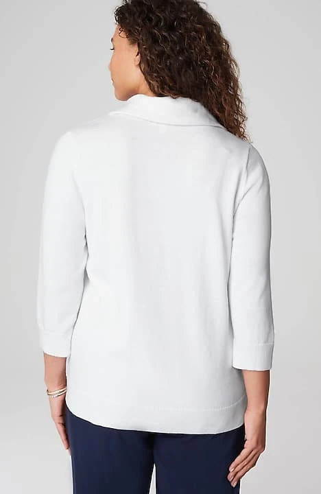 Collared Pullover Sweater | J. Jill