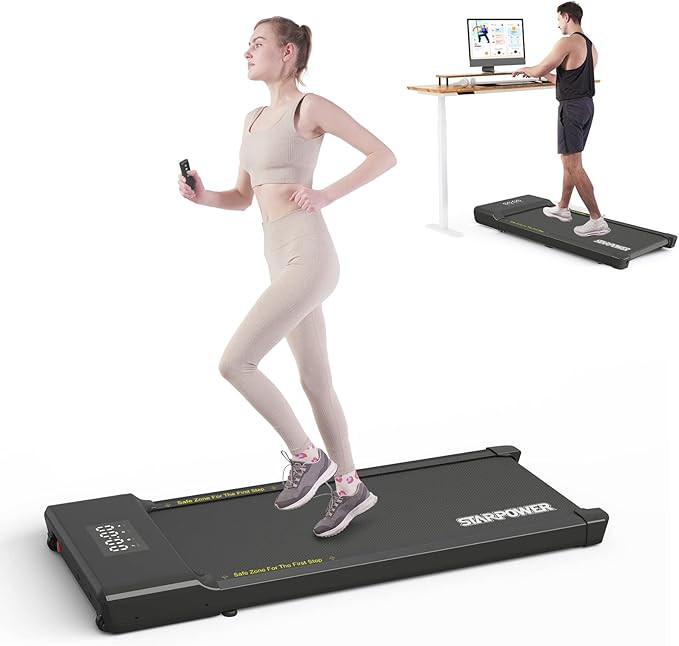 SSPHPPLIE Walking Pad, Under Desk Treadmill, Walking Pad Treadmill Under Desk with Remote Control... | Amazon (US)
