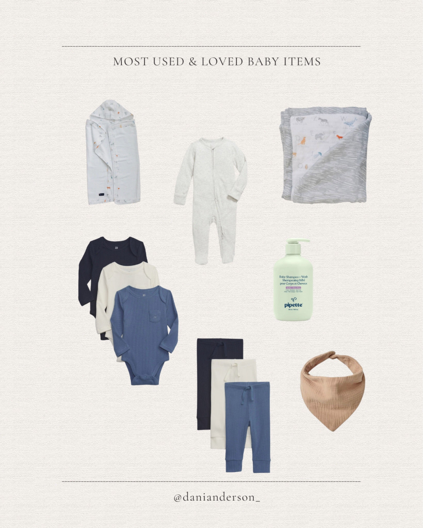  most loved and used baby items 🤍 hooded towel and blanket from Bebe Au Lait and shampoo is Pipette 

#LTKbaby