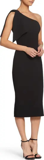 Dress the Population Tiffany One-Shoulder Midi Dress | Nordstrom | Nordstrom