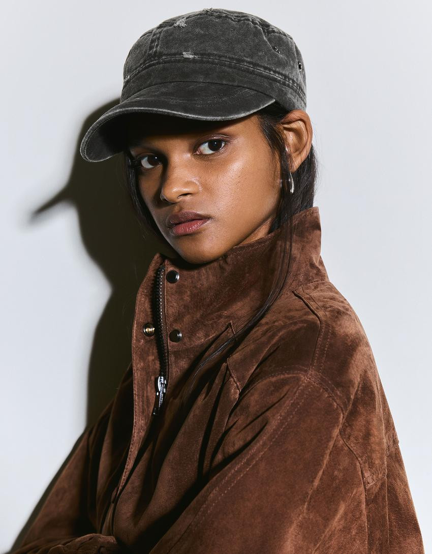 Twill cap - Caps and hats - Women | Bershka UK
