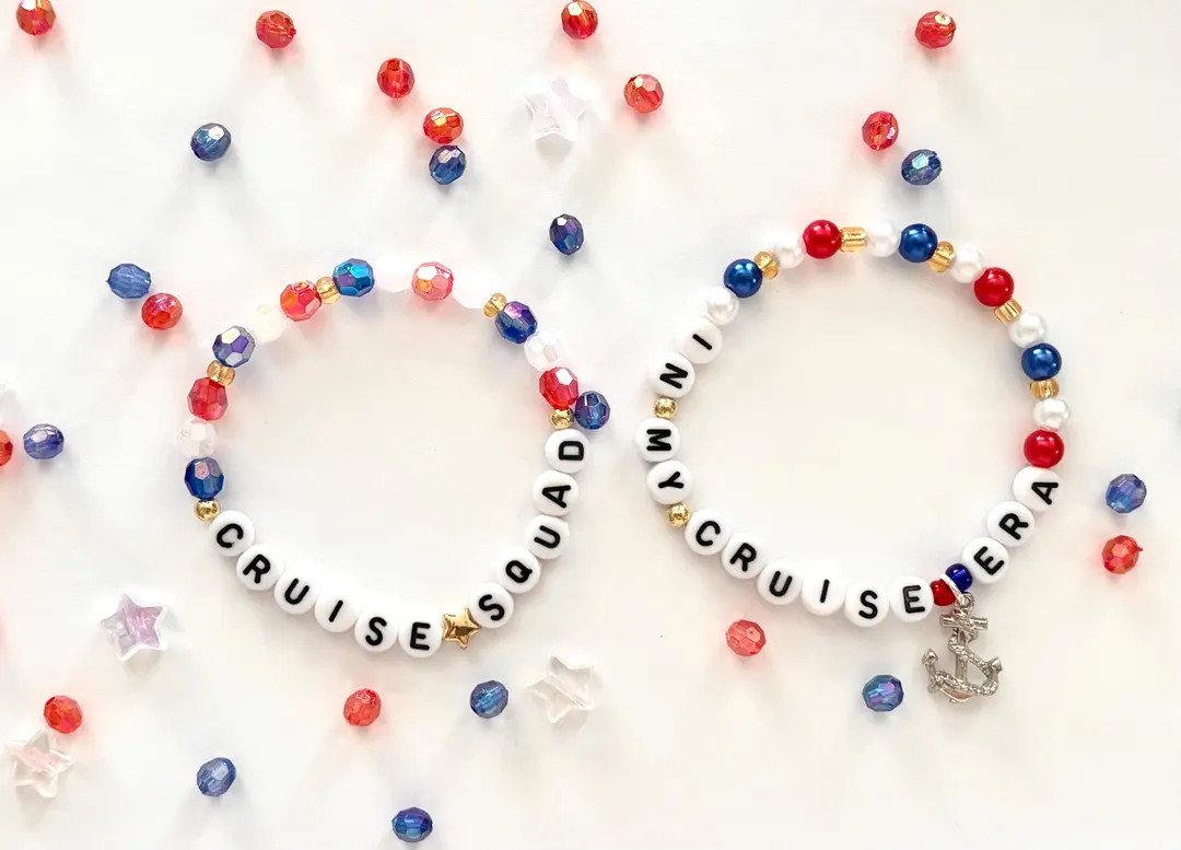 Cruise Bracelets - Customizable - Pixie Dust - Disney Inspired Cruise Bracelets - Cruise Favors -... | Etsy (US)
