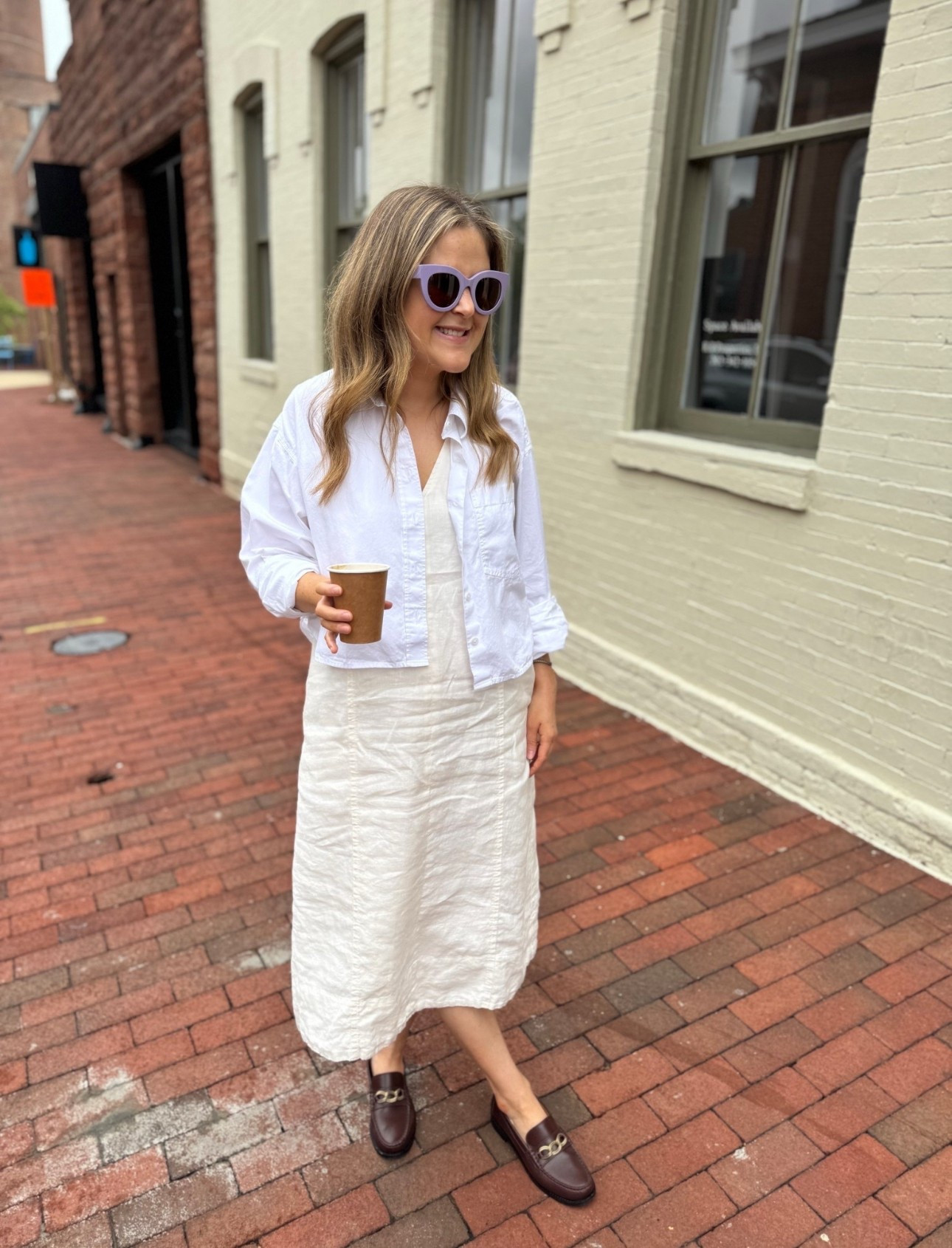 Button up I love to wear with summer dresses! These sunglasses are perfect for summer! I love the soft shade of purple - they look great with neutrals but would also be fun with other summer colors. (These were gifted to me). 



#LTKPetite #LTKSummerEdit #LTKStyleTip