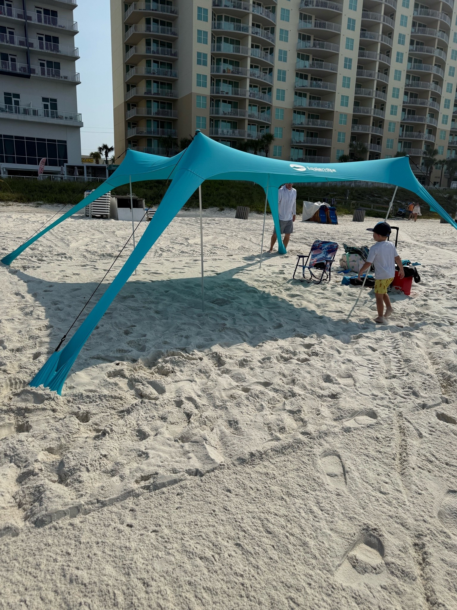 Highly recommend this beach tent! So much lighter than others we’ve used in the past! Easy to put together too!

#LTKSeasonal #LTKmomlife