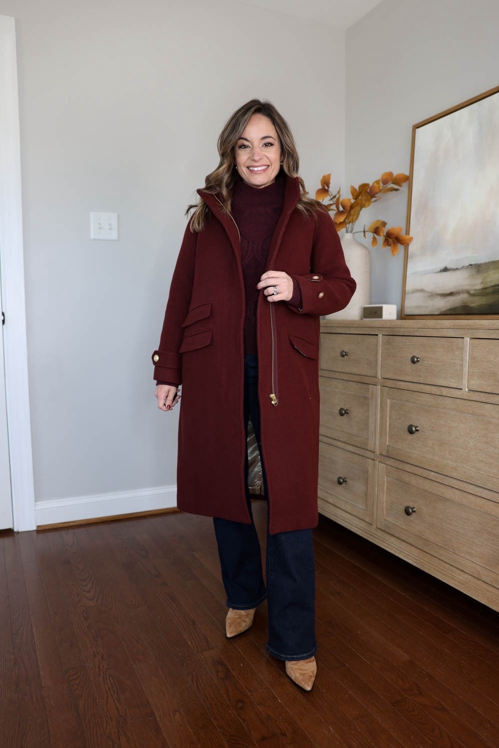 Petite fall and winter coats part three! 


J.Crew Toscana Coat (Long): petite 00 - true to size with room to layer, below the knee.
Sweater (Ann Taylor): petite xxs
Jeans (J.Crew): petite 24 - 10.25” rise | 30” inseam (shrinks in the wash, shown washed) 
Boots (J.Crew): tts 
Belt (J.Crew): 

My measurements for reference: I’m 4’10” and 105lbs. My bust, waist, and hip measurement is 32”, 24”, and 36”.


#LTKPetite