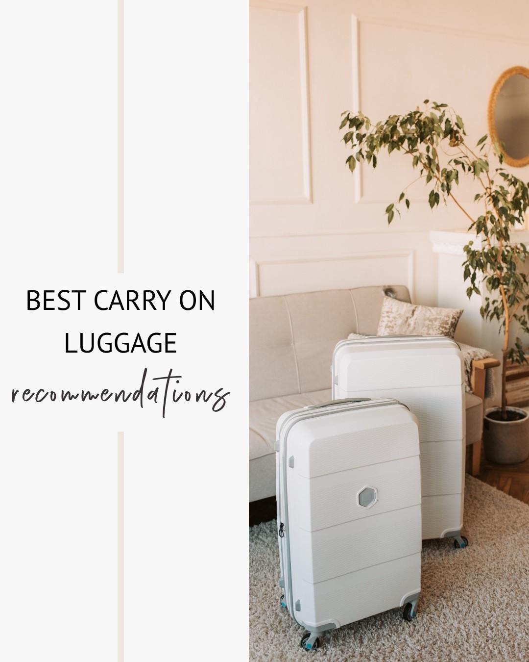 If you’re traveling carry-on only (or trying to!) you want luggage that’s lightweight, sturdy, and smooth as butter through the airport. So if you're searching for the best carry on luggage, check out these top-recommended picks all tried and tested by our community!

Best Luggage for Travel, Carry-On Luggage, Travel Suitcase, Carryon Suitcase, Carryon Luggage, Packing Light 



#LTKTravel