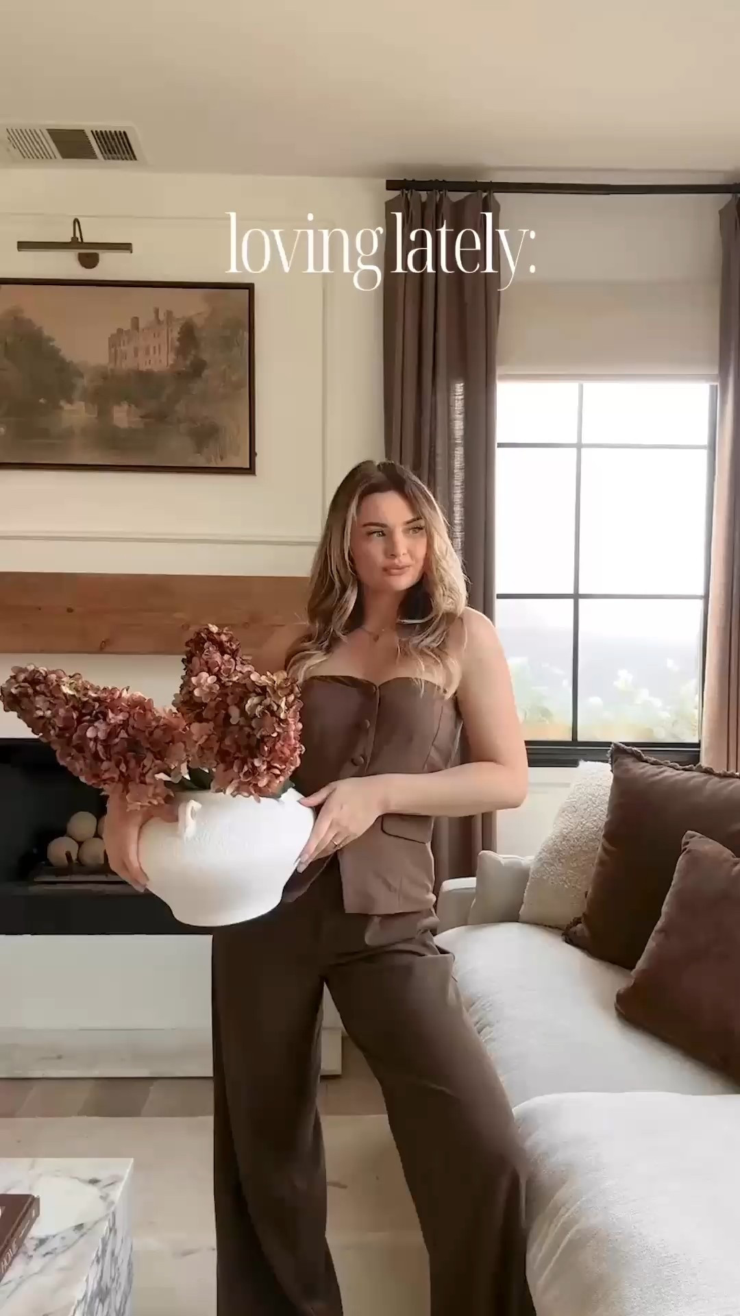 These cone hydrangeas are finally back in stock—they always sell out for a reason! I love using them for coffee table bowls, console styling, and seasonal swaps. Available in multiple colors (I’m using the "coffe" shade here) and they look so real in person. 

Linked them all here for you  🤎

 #fauxflorals #LTKhome #neutraldecor #fauxstems #homestyling

#LTKFindsUnder50 #LTKFindsUnder100 #LTKHome