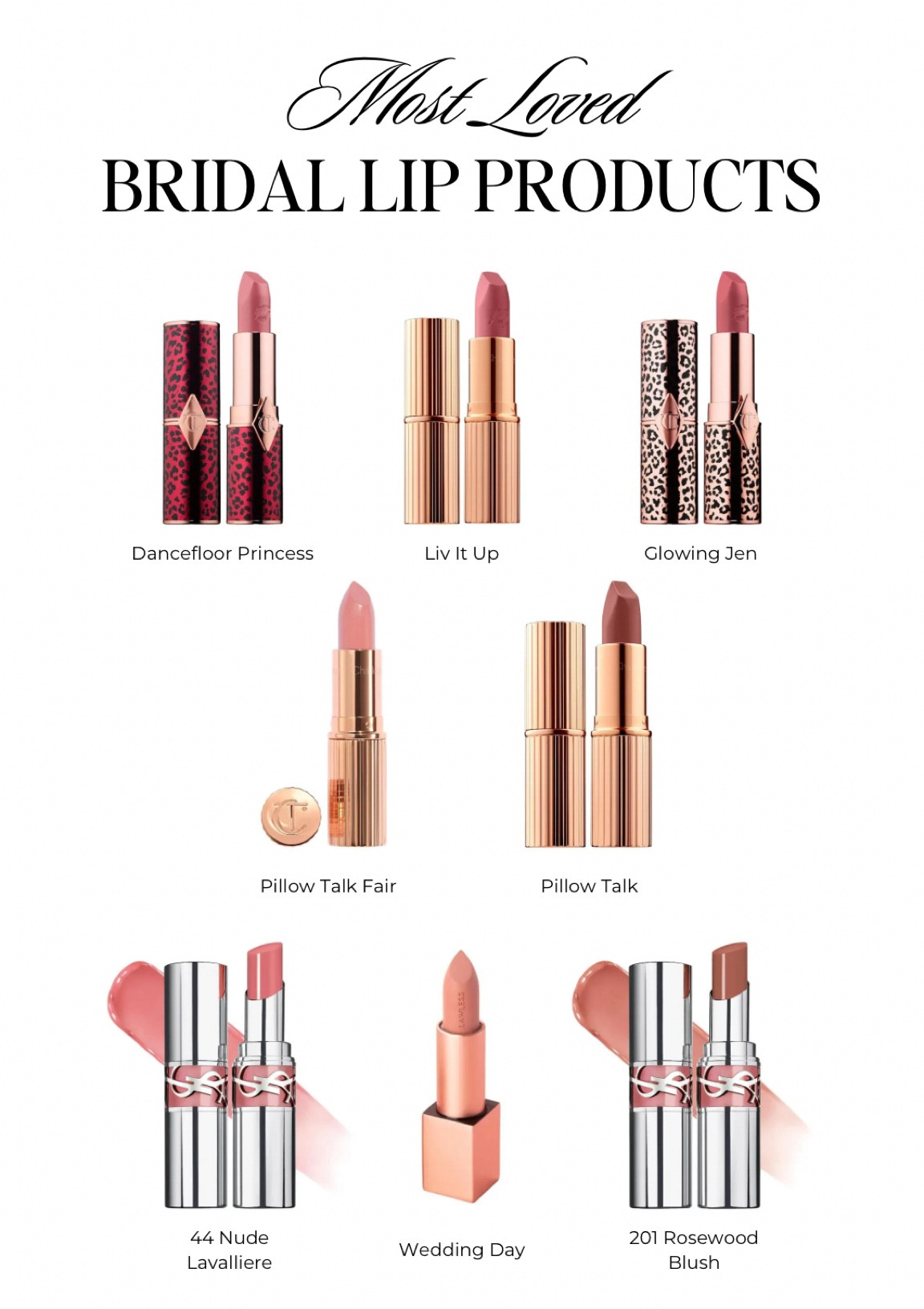 the best wedding day bridal lipsticks, IMO!

#LTKWedding #LTKBeauty
