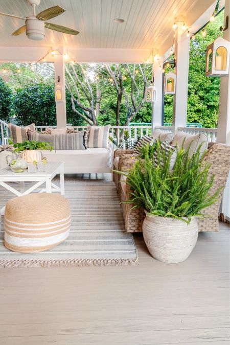 Our patio set and rug are still out of stock but sharing one of our favorite large planters! 

#LTKSeasonal