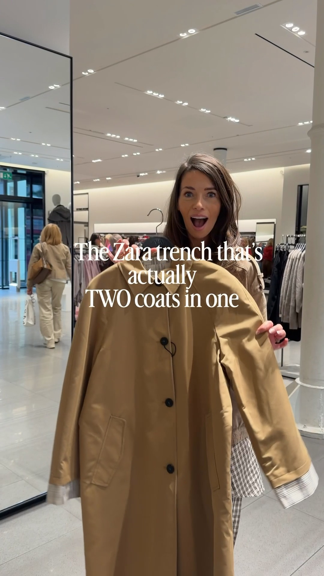 Two coats for one!!! 🙌🏼🫶🏽🤎