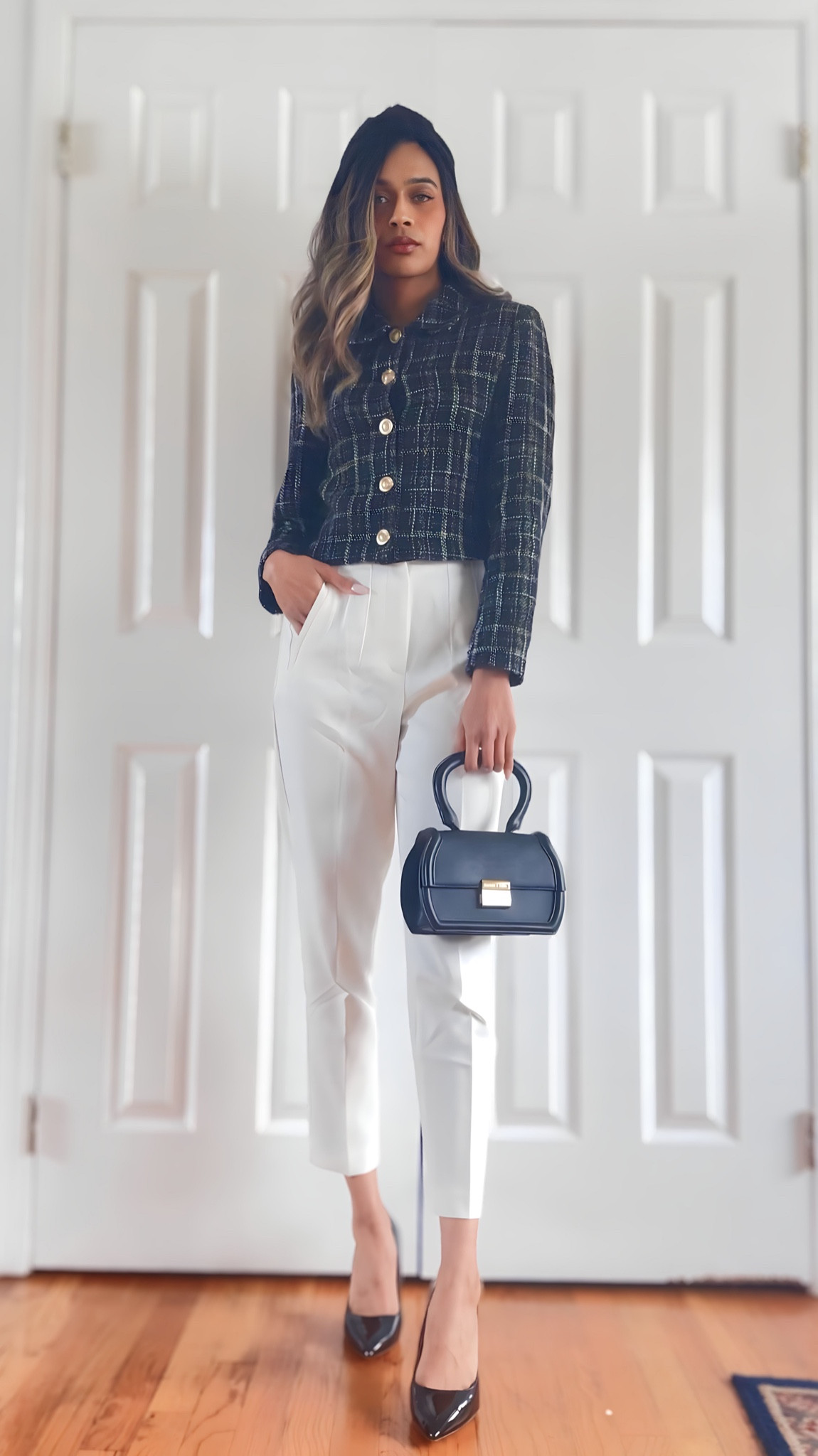 Elevating the workday with a touch of sophistication: Blazer as a top, iconic Zara work pants, and the epitome of style – the best Charles and Keith bag. Black and white, classic and chic, ready to conquer the professional realm. #WorkWear #ClassicStyle

#LTKfindsunder100 #LTKitbag #LTKworkwear
