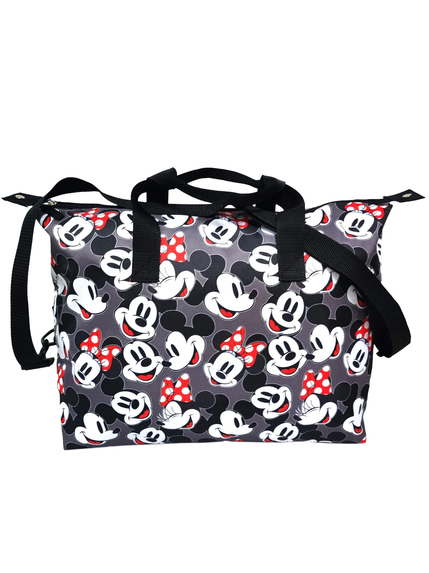 Disney Mickey & Minnie Mouse Duffel Bag Travel Weekender Carry-On Large | Walmart (US)