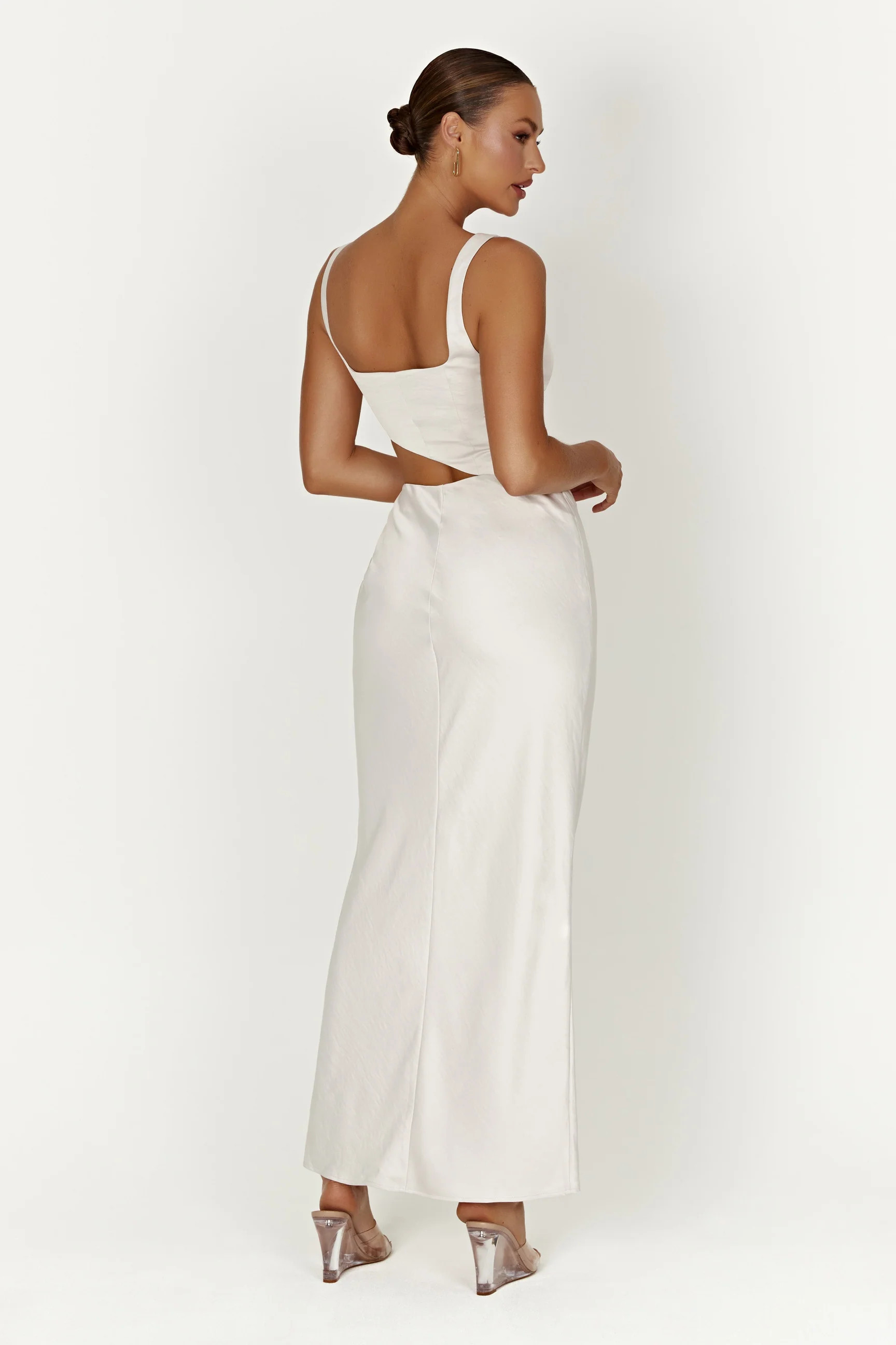 Gianna Maxi Dress - Silver | MESHKI US