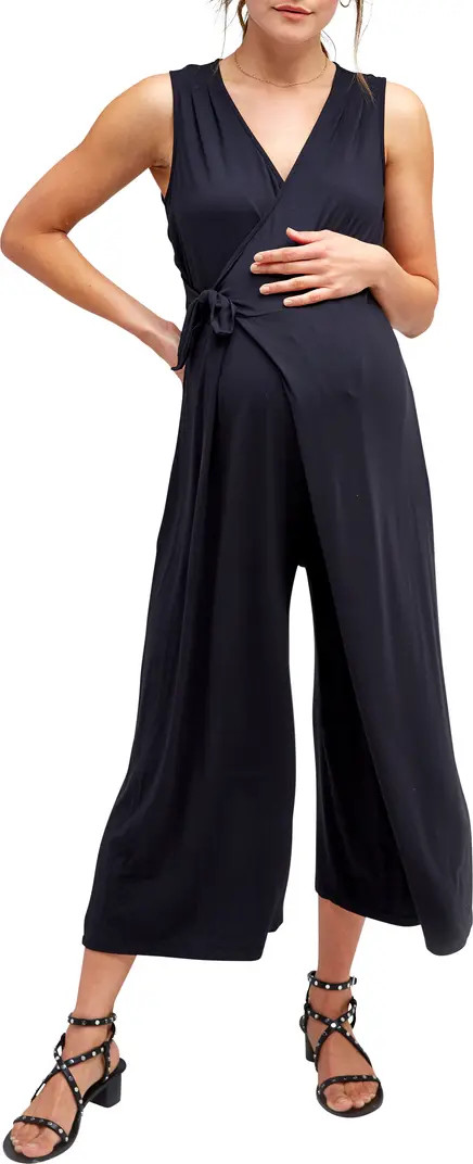 Francesca Wide Leg Maternity/Nursing Jumpsuit | Nordstrom