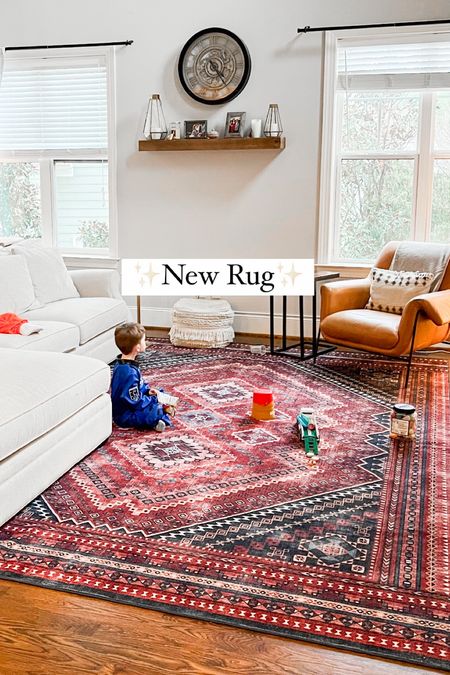 The room NEEDED this new rug 

#LTKfamily #LTKkids #LTKhome