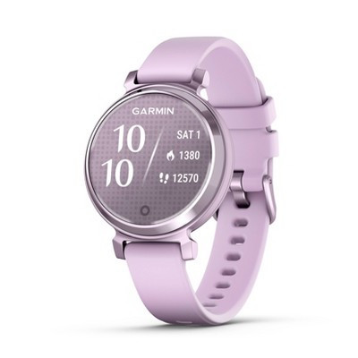 Garmin Lily 2 Smartwatch with Silicone Band Metallic Lilac | Target