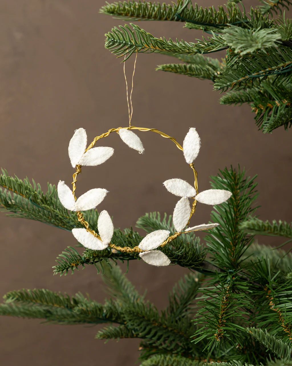 Velvet Wreath Ornament | McGee & Co.